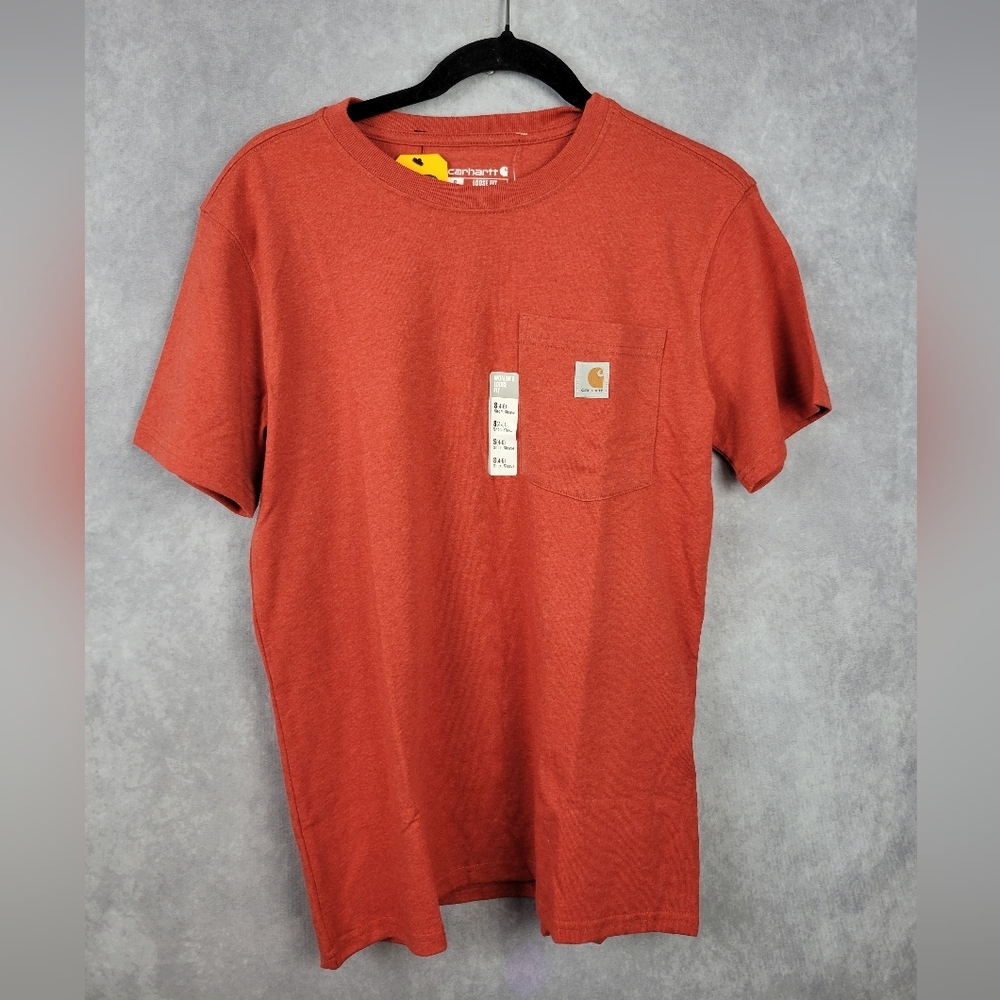 Carhartt Women's S 4_6 Force Relaxed Fit Cotton Midweight Pocket T-Shirt Orange
